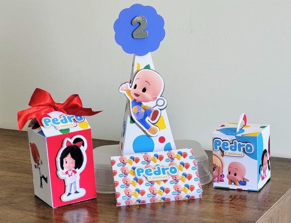 Kit de Personalizados Luxo Cleo e Cuquin 20 Peças