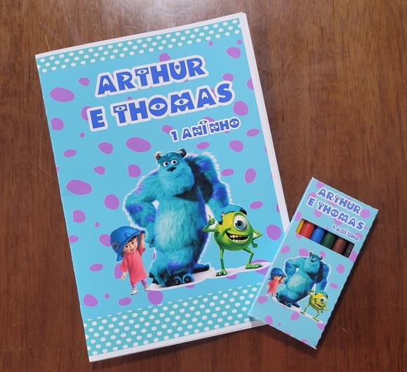 Revista de Colorir Monstros Sa