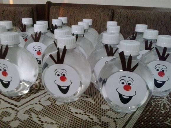 Rótulo para Água Olaf