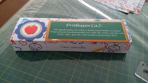 Lembrancinha Dia dos Professores Chocolate Personalizado