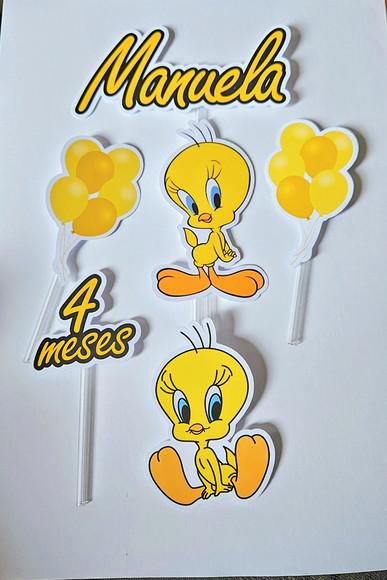 Topo de Bolo Piu Piu