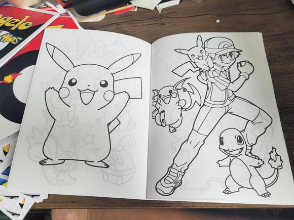 Kit Revista de Colorir Pokemon