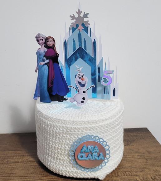 Topo de Bolo Frozen