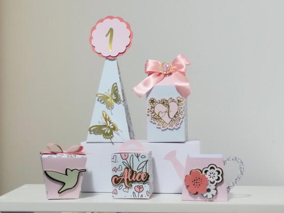 Kit De Personalizados Luxo Jardim Encantado 40 Peças