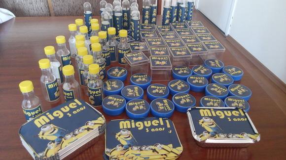 Kit 150 Itens Personalizados - todos os temas