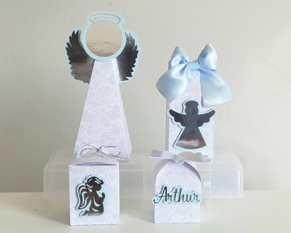Kit Personalizado Luxo Batizado 20 Peças