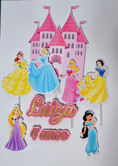 Topo de Bolo Princesas