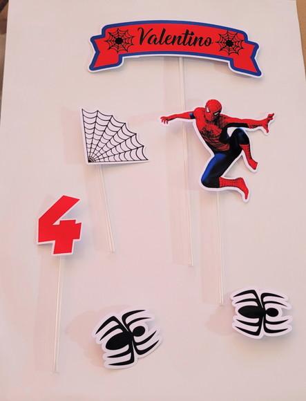 Topo de Bolo Homem Aranha