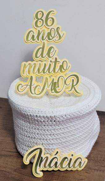 Topo de Bolo em Camadas