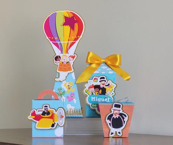 Kit de Personalizados Luxo Mundo Bita 20 peças