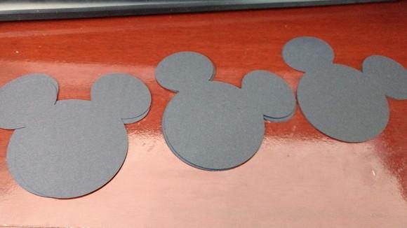 50 Apliques Cabeça de Mickey