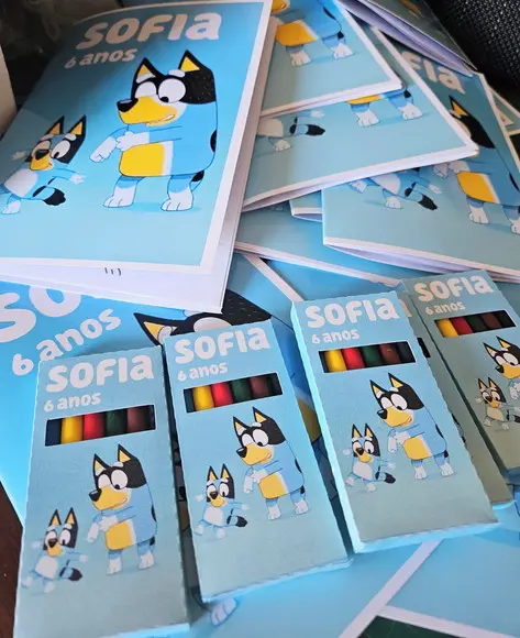 Revista de Colorir Bluey