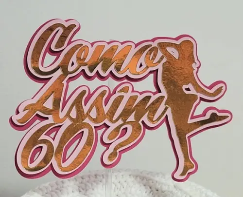 Topo de Bolo Como Assim ? 60 Anos