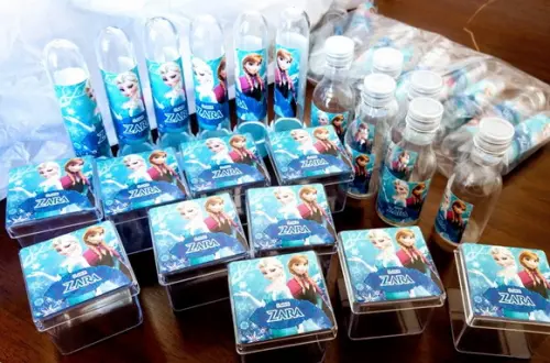 Kit 60 Itens Personalizados Frozen