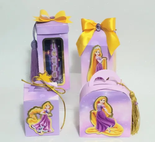 Kit de Personalizados Luxo Rapunzel