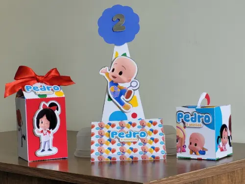 Cleo e Cuquin Kit de Personalizados Luxo 40 Peças