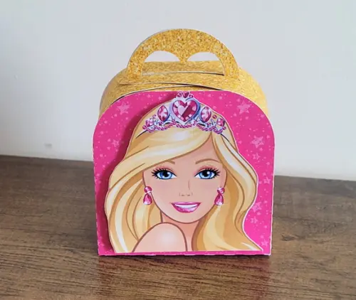 Caixa Maleta Personalizada Barbie