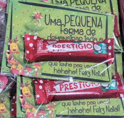 Cartão de Natal com Prestígio