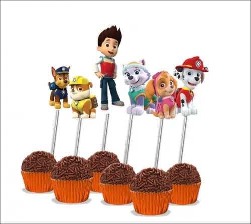 Topper para docinhos Patrulha Canina