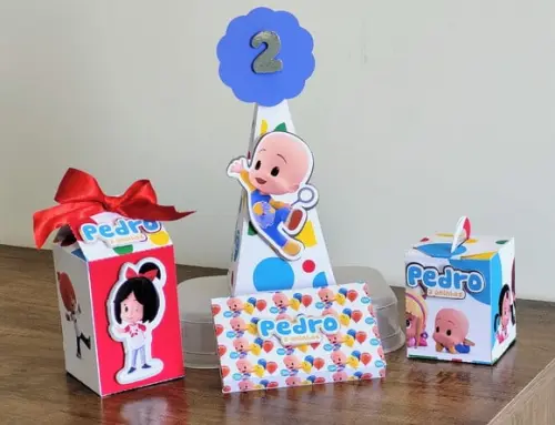 Kit de Personalizados Luxo Cleo e Cuquin 20 Peças