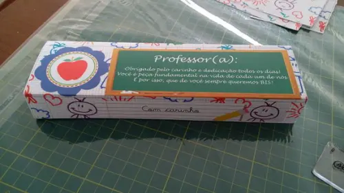 Lembrancinha Dia dos Professores Chocolate Personalizado