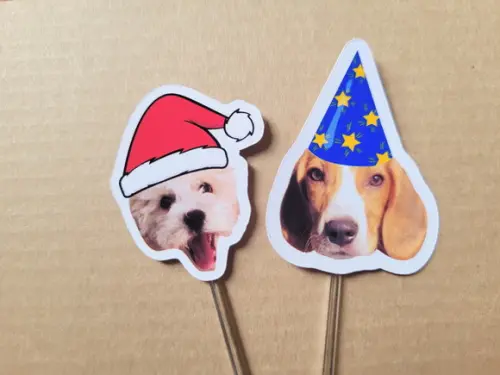 Topper Carinhas para Docinhos Pet