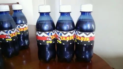 Rótulo de Mini Refrigerante Mickey
