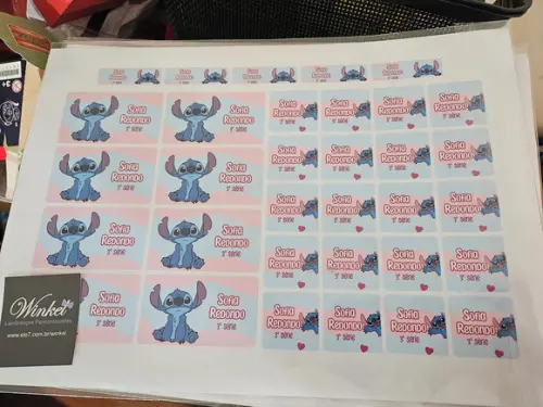 Etiquetas Escolares Personalizadas