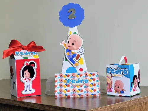 Kit de Personalizados Luxo Cleo e Cuquin