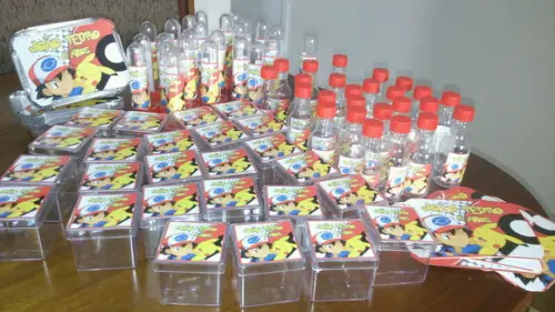Kit 100 Itens Personalizados Pokemon
