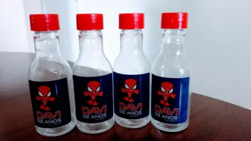 Garrafinha Personalizada Homem Aranha