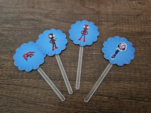 Topper para Docinhos Spidey e os Amigos Espetaculares