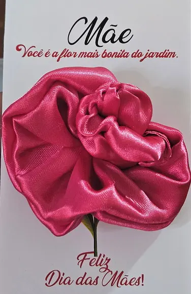 200 Lembrancinha Dia das Mães Scrunchie Frufru Xuxinha Cetim