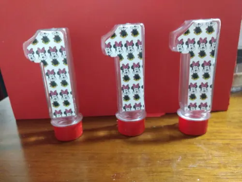 Tubete Número 1 Personalizado - Minnie