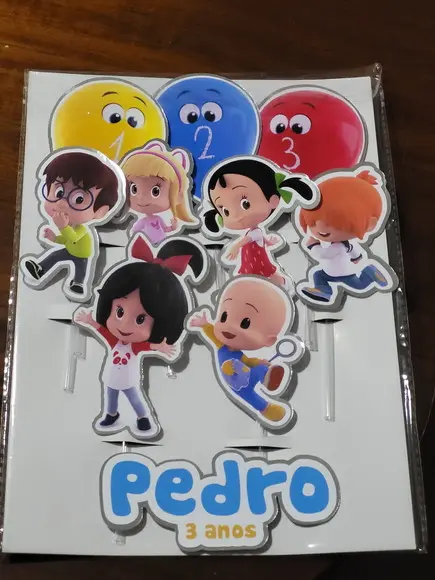 Topo de Bolo Cleo e Cuquin