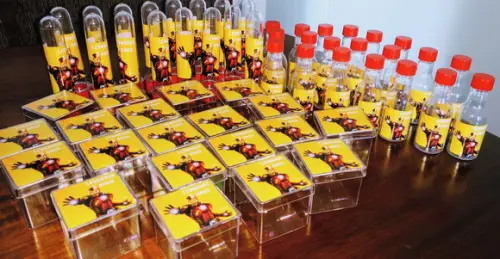 Kit Homem de Ferro 80 Itens Personalizados