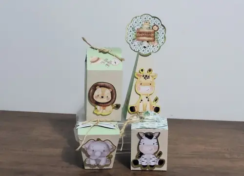 Kit Personalizado Luxo Safari 20 Peças