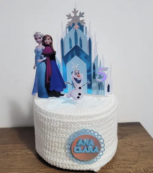 Topo de Bolo Frozen