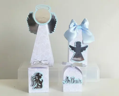 Kit Personalizado Luxo Batizado 20 Peças