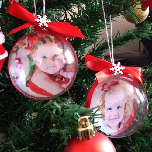 10 Bolinhas de Natal Personalizada