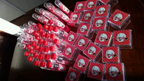 Kit 90 Itens Personalizados Minnie