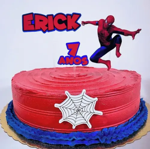 Topo de Bolo Homem Aranha