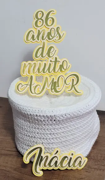 Topo de Bolo em Camadas