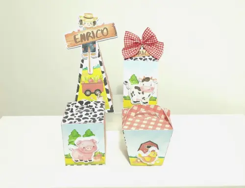 Kit Clássico Fazendinha 20 Peças