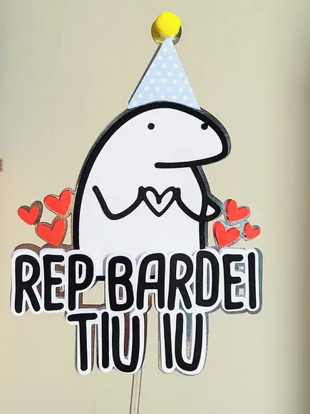 Topo de Bolo Flork