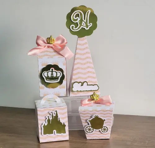 Kit de Personalizados Luxo Realeza 20 peças