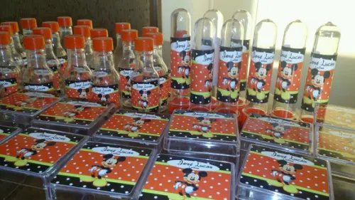 Kit 90 Itens Personalizados Mickey
