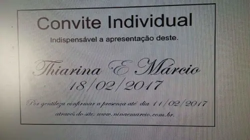 Convite Individual - NINA