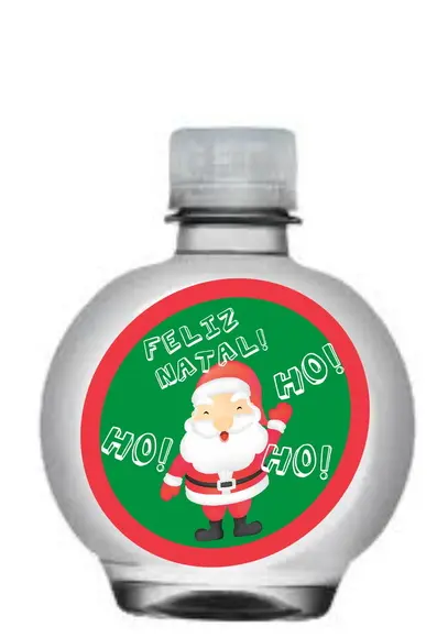 Rótulo para Água Papai Noel
