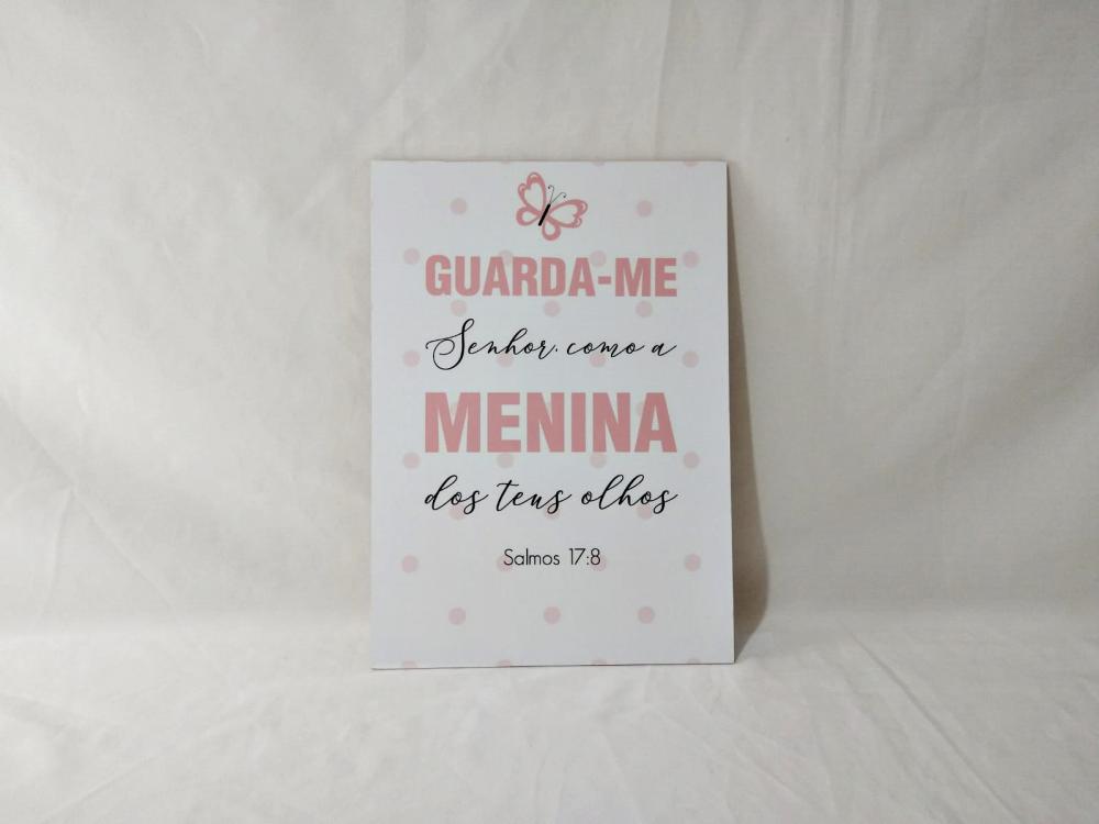 Quadros Menina Bailarina Borboletas Rosa Kit 3 Peças 20x28cm